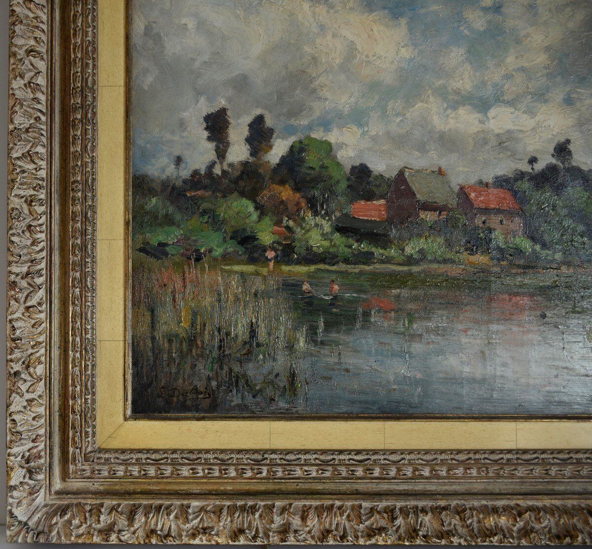 Painting Dubois Louis 1830-1880