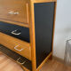 Chest of drawers 50s, compass feet