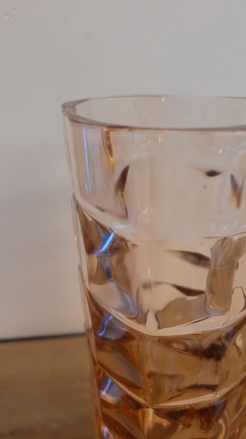Vase ambré années 60