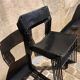 2 Italian chairs Full Metal - 1980