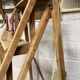 antique wooden step stool