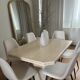 Vintage 180cm travertine dining table