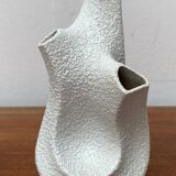 White sculptural vases by Peter Müller for Sgrafo Modern, 1960s, set of 6.