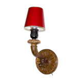 Old carved wooden sconce