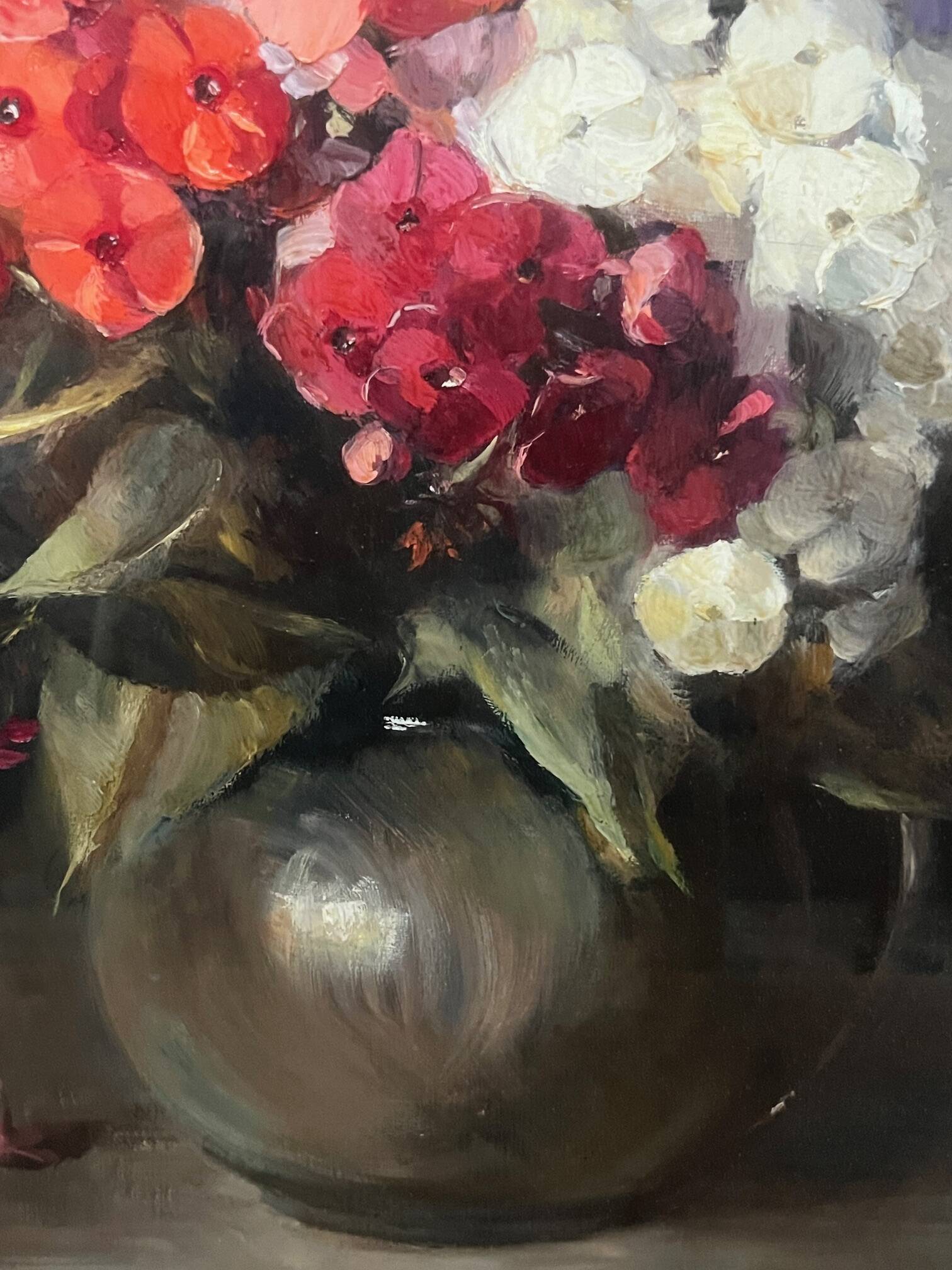 Andrée Marissal-Calberg, "Hydrangeas in a vase".
