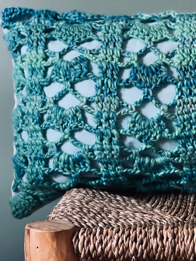 Crochet cushion