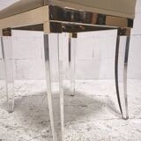 Set of 4 Hollywood Regency altuglas design chairs