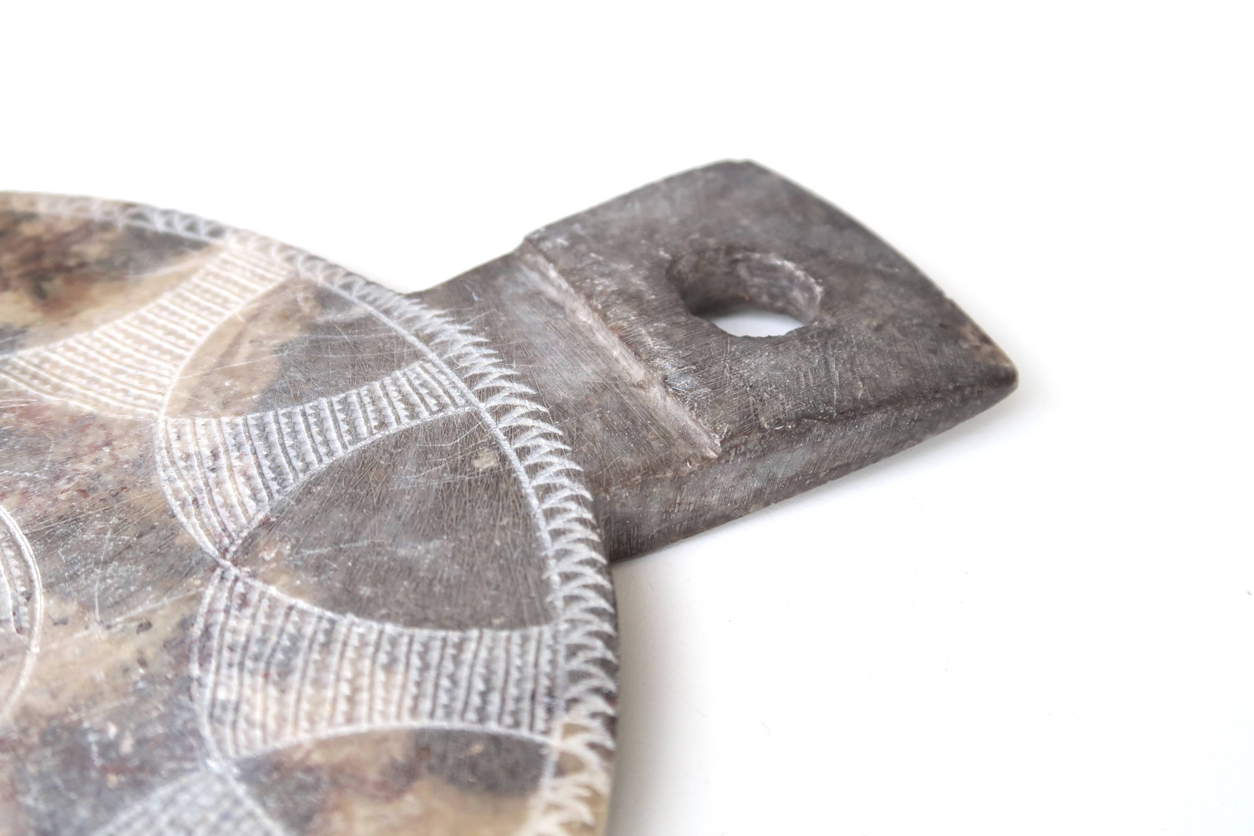 Moroccan stone cutting board, 70s