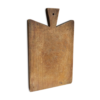 Cutting board in old solid wood