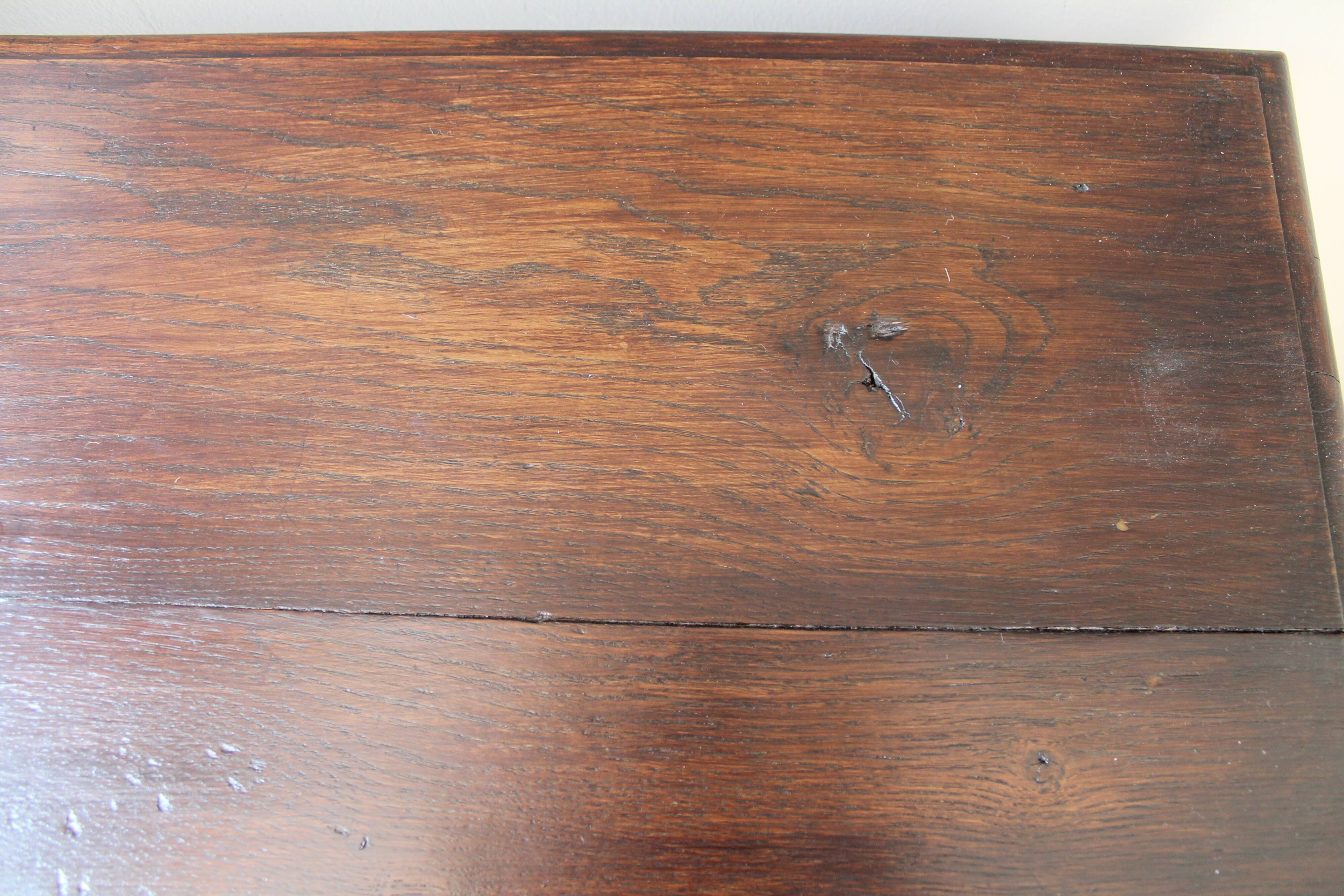 19th century solid oak desk