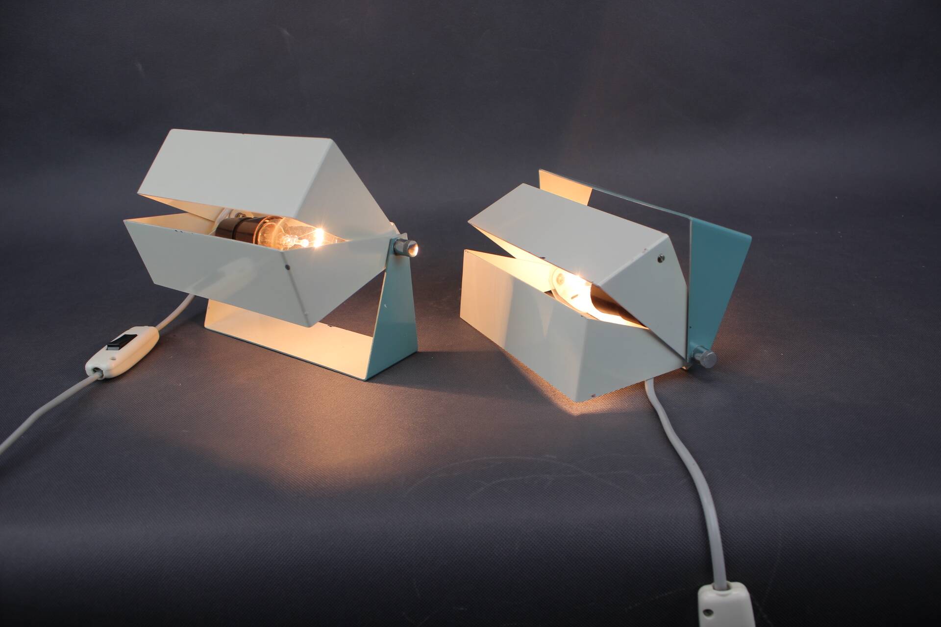 Pair of wall lamps Napako by Hůrka, Czechoslovakia, 1970s