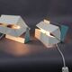 Pair of wall lamps Napako by Hůrka, Czechoslovakia, 1970s
