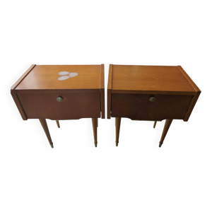 tables de chevet en bois