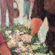 The Little Merchant, florist, oil on canvas