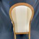 Fauteuil Voltaire XIXe en hêtre blond époque Louis-Philippe