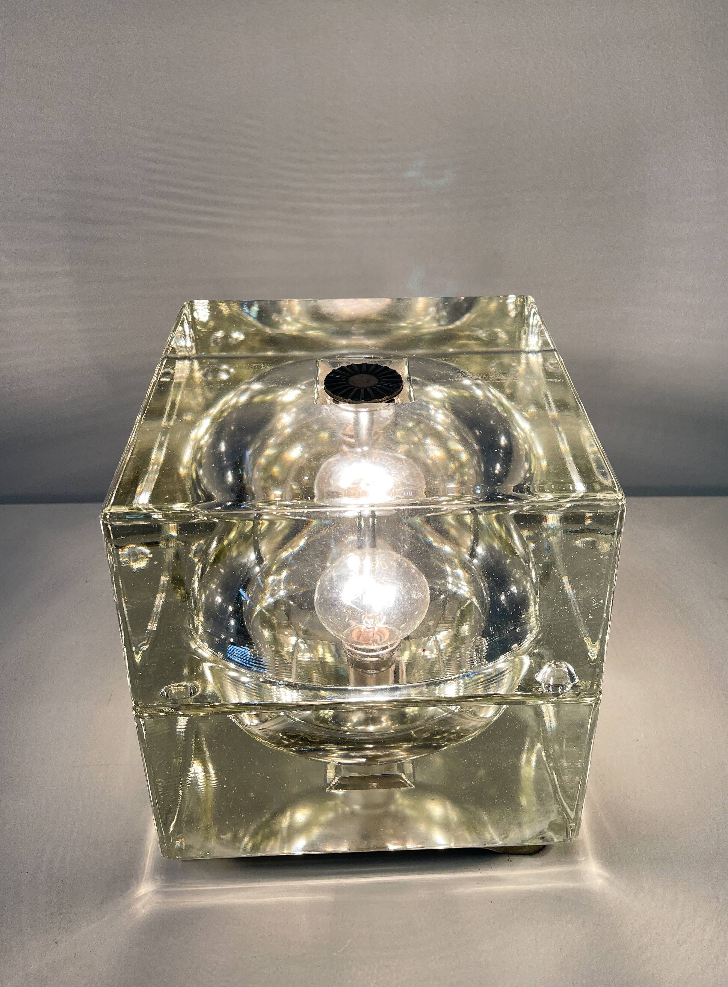 “Cubosfera” table lamp by Alessandro Mendini, Italy, 1968