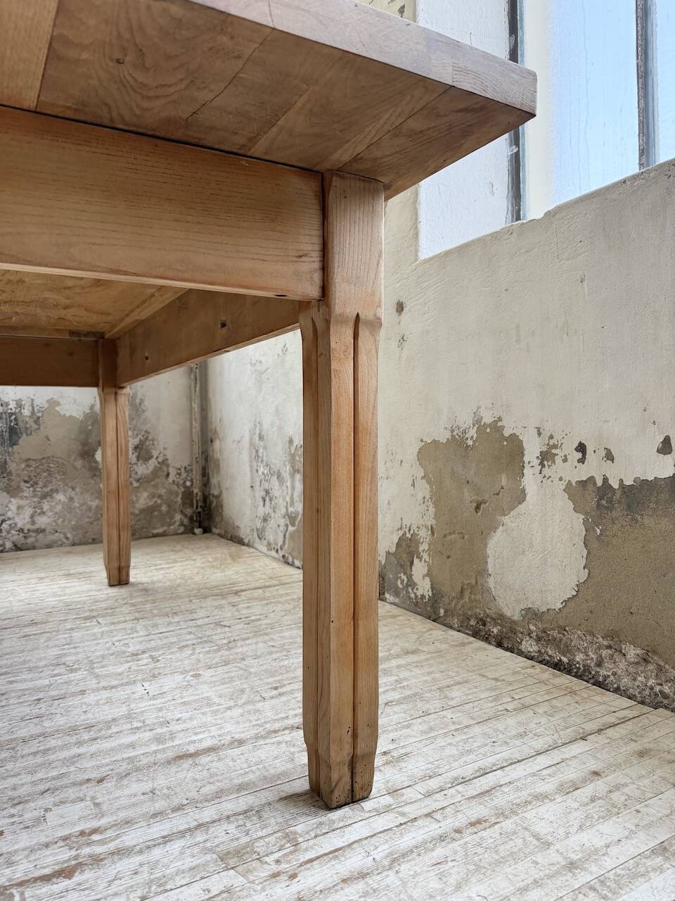 Ancienne table de ferme en chêne