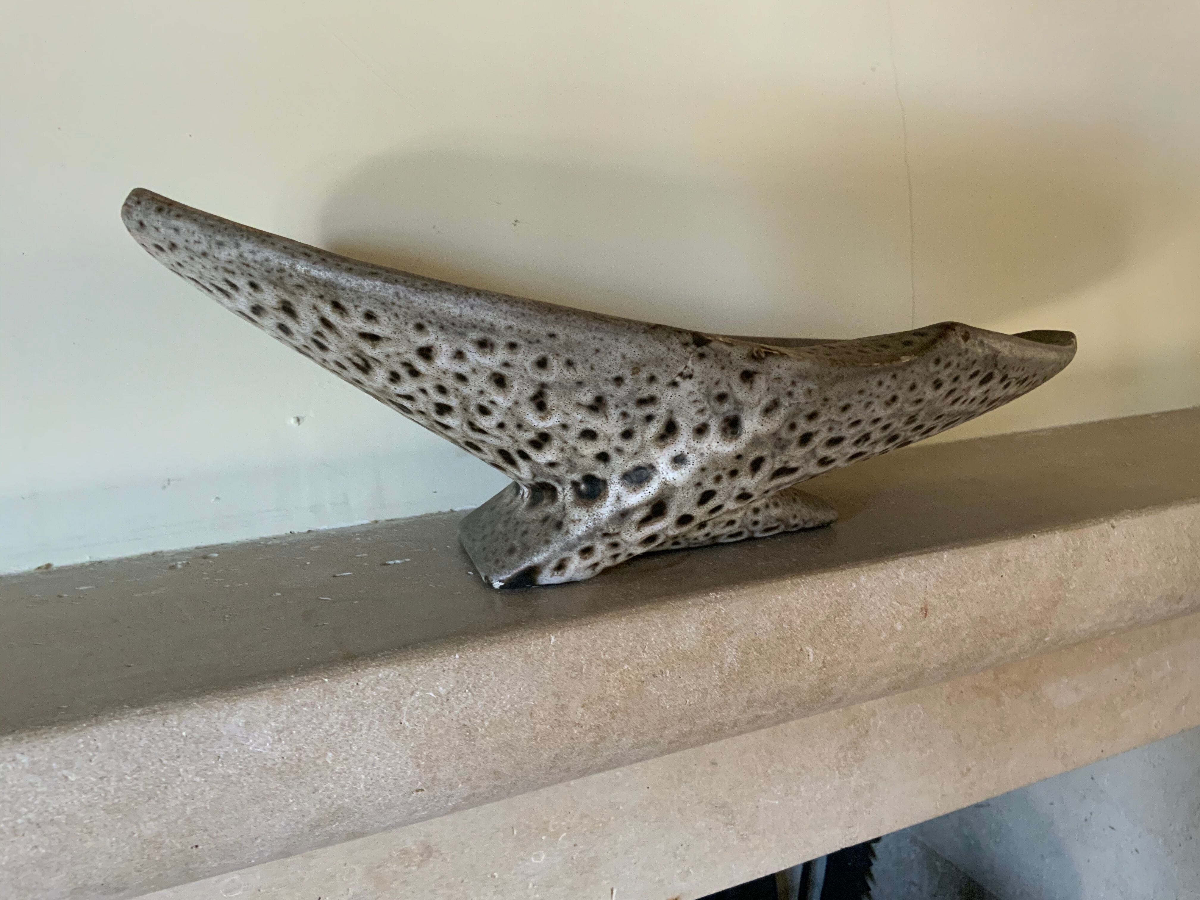 1950s enamelled earthenware cut