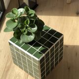 Cube ceramic side table