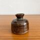 Vintage flamed stoneware vase