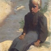Young girl by the water
