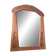 Large antique Art Deco mirror, retro vintage decoration.