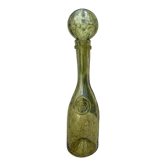 Glassblown glass decanter from the Biot collector glassworks