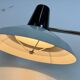 Lampe de bureau industrielle grise d'Elektrosvit, années 1970
