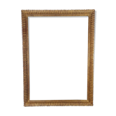 Cadre ancien bois sculpté dorure d'origine 72x53 feuillure 65,5x46,4cm