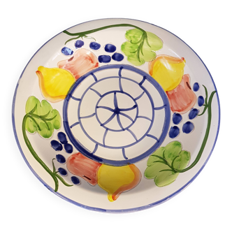 Large artisanal hollow dish
