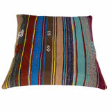 Vintage turkish kilim cushion cover 60 x 60 cm