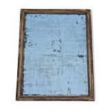 Antique mirror in a gilded wooden frame in the Louis XVI style, 19th century, 62x78 cm.