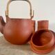 Terracotta tea set