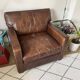 Leather armchair