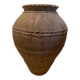 Ancient terracotta pottery jar