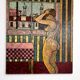 Oil on canvas signed A. Ventoura – Figurative nude, around 1975