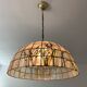 Capiz mother-of-pearl hanging  floral pattern