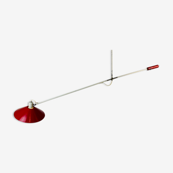 Pendulum ceiling lamp by Dutch designer JJM Hoogervorst for Anvia Almelo (1957).