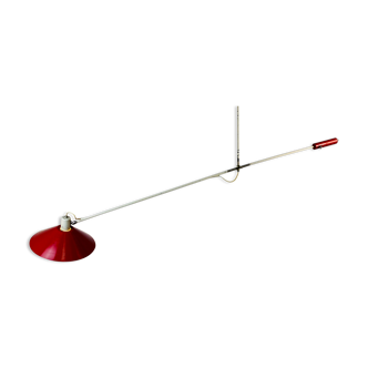 Pendulum ceiling lamp by Dutch designer JJM Hoogervorst for Anvia Almelo (1957).