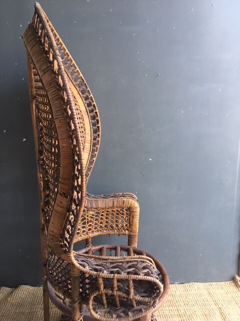 Rattan armchair emmanuelle