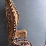 Rattan armchair emmanuelle