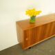 Lowboard from the Platon series designed by Lothar Wegner, walnut, 60s