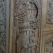 Vintage teak wooden Thai / Asian bar cabinet / drinks cabinet