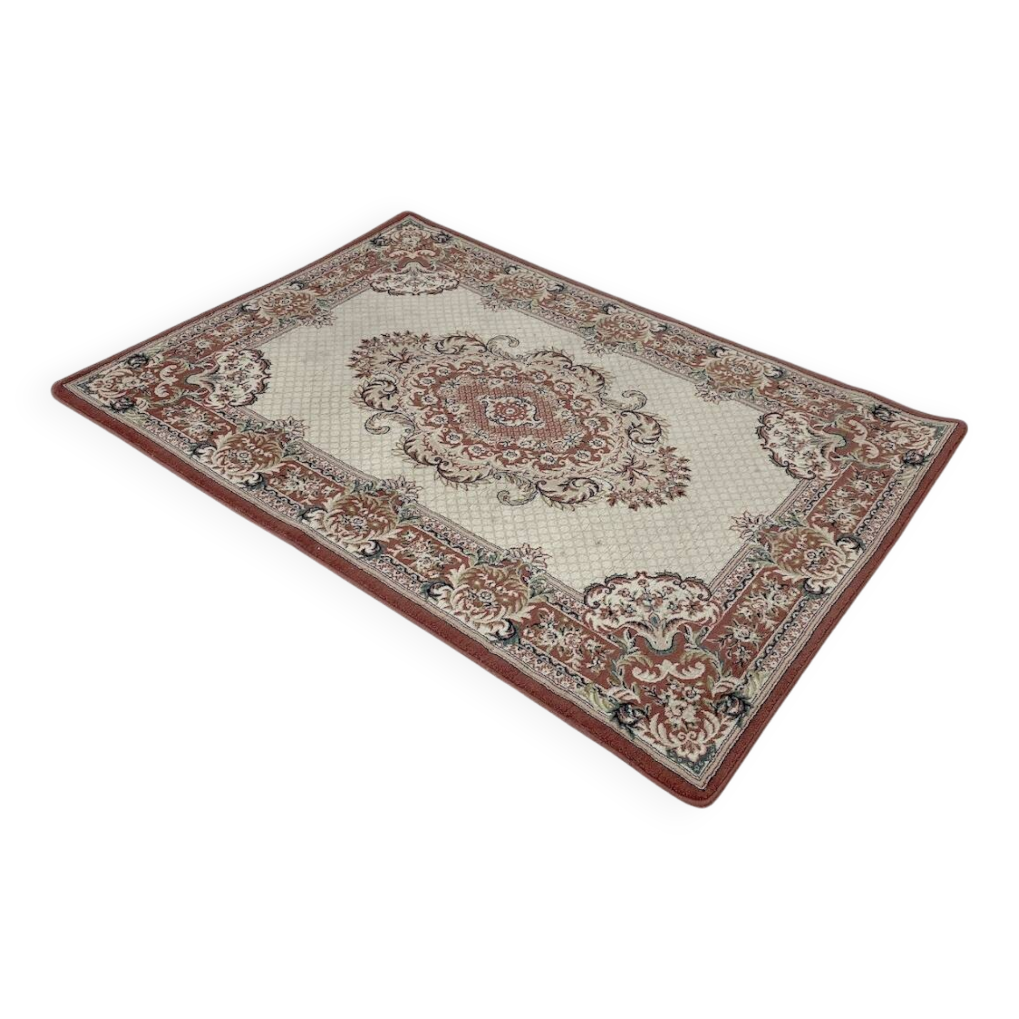 Pale pink Persian rug