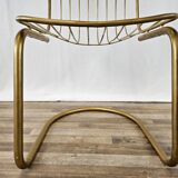 70s chair in metal