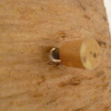 Lamp vintage of 50 years in resin