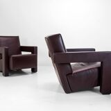 Set of 2 Cassina Utrecht Armchairs – Gerrit Rietveld (1935)