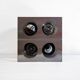 Sculptural lamp with four lights in steel by Roche Bobois, France, 1970s.