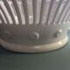 White earthenware fruit cut