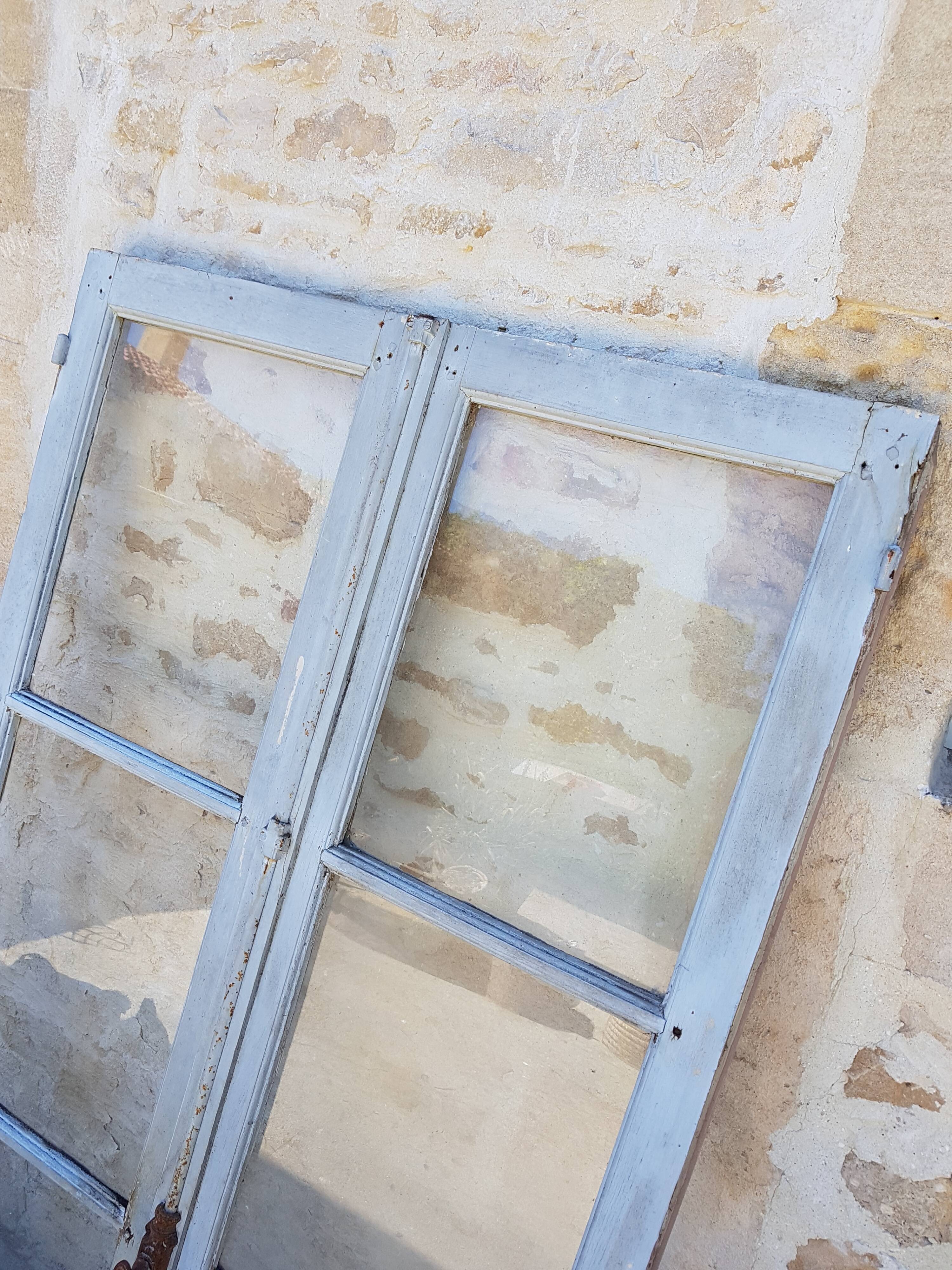 Old window two windows with cremona